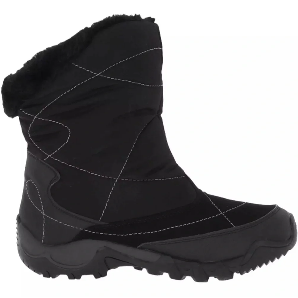 Hi-Tec‎ HS13G Women's Sz 6 Black/Charcoal Abisko 200 WP WOS Faux Fur Lined Boots